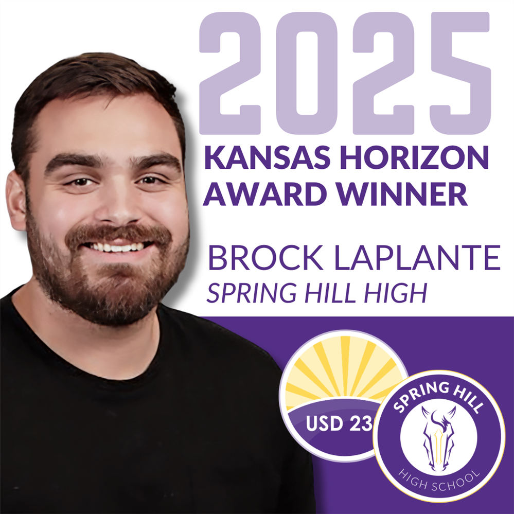  Brock LePlante 2025 Kansas Horizon Award Winner